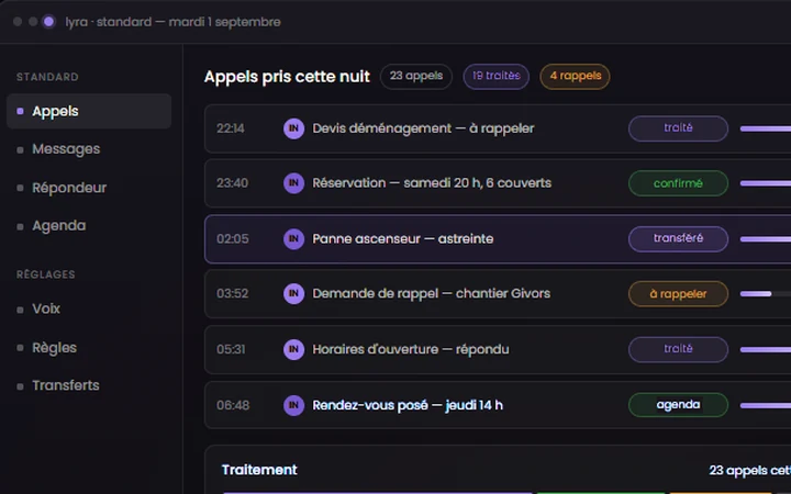 Interface vocale Lyra